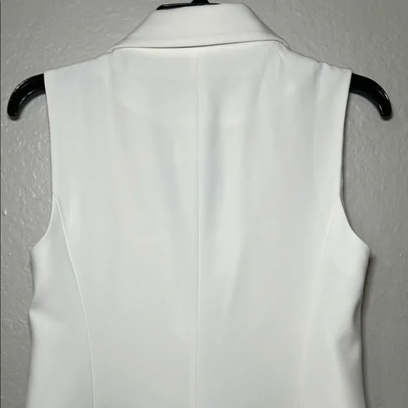 Zara Ivory Double-Breasted Vest - Picture 10 of 11
